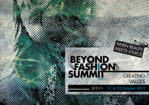 beyond fashion summit 2011 visual